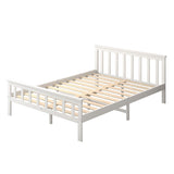 Levede Wooden Bed Frame Double Size White-1910113205905133568