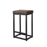Levede 2X Bar Stools PU Leather Metal-1919892921822351360
