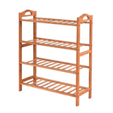 Levede 2x 4 Tier Bamboo Shoe Rack Shoes-1910113026560888832