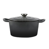 TOQUE 4L Enamel Dutch Oven Pot in Black Colour-1910113168315781120