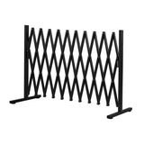 Garden Security Fence Gate Expandable Black-1910113189136306176