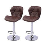 Levede 2x Bar Stool Swivel Gas Lift Brown-1919892920559865856