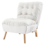 Levede Lounge Accent Chair Sofa Recliner Cream-1910113169913810944