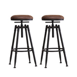 Levede 2x Industrial Bar Stools Kitchen-1910113234489315328