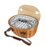 Picnic Basket Set Willow Baskets Outdoor-1910113180789641216