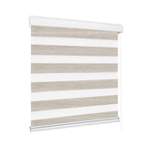 Marlow Blackout Zebra Roller Blind Curtains 180x210 Beige-1910113278206545920