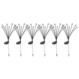 Firfly Solar Lawn Lights 8 LED Outdoor Black-1910112867357691904