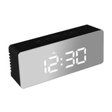 Digital Clock LED Display Desk Table Black-1910113083007832064