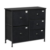 Levede Chest of 5 Drawers Storage Cabinet-1917016729469456384