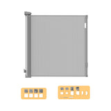 BoPeep Retractable Baby Safety Gates 150cm Grey 150 cm-1910112818292723712