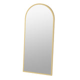 Yezi Floor Mirror Full Length Mirrors 1.8M Gold White-1910112986618531840