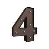 LED Metal Number Lights Free Standing-1910112226392543232