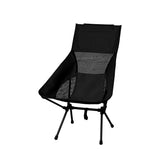 Levede Camping Chair Folding Outdoor Large Black-1910112916137447424