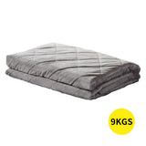 DreamZ 9KG Anti Anxiety Weighted Blanket Grey 9KGS-1910113220438396928