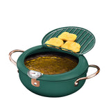 TOQUE Japanese Deep Frying Pot Thermometer Green 20CM-1910113166227017728