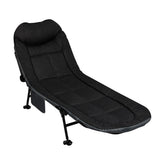 Levede Folding Camping Bed Camp Cots Black-1937319799562571776