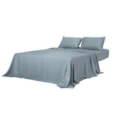 Dreamz 4pcs Queen Size 100% Bamboo Bed Sheet Set in Grey Colour-1910113202142842880