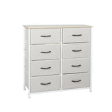 Levede Storage Cabinet Tower Chest Beige-1917016725468090368