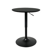 Levede Bar Table Swivel Gas Lift Counter Black-1910113294966984704