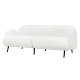 Levede Cloud Sofa 3 Seater Sherpa Fleece White-1937319787009019904