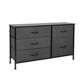 Levede Storage Cabinet Tower Chest Dark Grey-1917016728550903808