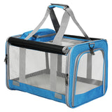 Pawz 3 in 1 Pet Soft Crate Dog Cat Carrier XL Size Blue-1910112289252577280