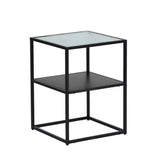 Levede Side Table Open Design Steel-1919892934111662080