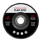 Traderight Flap Discs 125mm 5" Zirconia 1x20mX3 60SQM-1910113106474962944