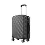 Slimbridge 20" Carry On Travel Luggage Grey 20 inch-1910112831135682560
