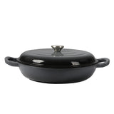 3.5L Enamel Dutch Oven Pan in Black Colour-1910113168806514688