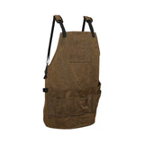 Waxed Canvas Tool Apron Adjustable Workshop-1910113247458103296