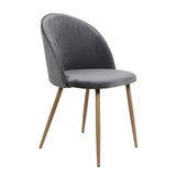 Levede 2x Dining Chairs Seat French Grey-1910113282660896768