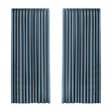 Marlow 2XBlockout Curtains Chenille 180x250 Blue CD1016-180x250-DG-1910113279980736512