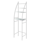 Dutxa 3 Tier Over Toilet Storage Shelf White-1910113127647809536