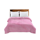 DreamZ 320GSM 220x160cm Ultra Soft Mink Pink Single-1910113218051837952