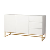 Levede Buffet Sideboard Storage Cabinet White-1917016728068558848