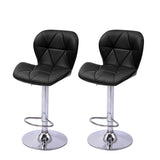 Levede 2x Bar Stools Kitchen Barstools Black-1919892920387899392