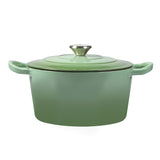 TOQUE 4L Enamel Dutch Oven Pot in Green Colour-1910113168475164672
