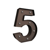 LED Metal Number Lights Free Standing-1910112226652590080