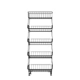 TOQUE 5 Tier Kitchen Trolley Cart Storage-1919892906114682880