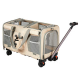 Pawz Pet Carrier 4 Wheel Portable Rolling Foldable-1937319817166065664