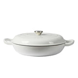 TOQUE 3.5L Enamel Dutch Oven Pan in White Colour-1910112821203570688