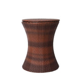 Levede Cooler Ice Bucket Table Bar Outdoor Black and brown-1919892869410328577