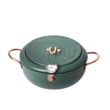 TOQUE Japanese Deep Frying Pot Thermometer Green 20CM-1910113166227017729