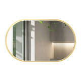 Yezi Wall Mirror Bathroom Decor Vanity Gold-1910112987109265409