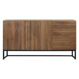 Levede Buffet Sideboard Storage Cabinet Walnut-1917016727884009473