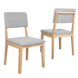 Levede 2x Dining Chair Armless Upholstered Seat-1937319813810622465