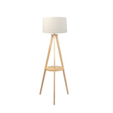 EMITTO Tripod Floor Lamp with Shelf-1910112866753712129
