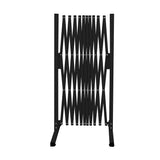 Garden Security Fence Gate Expandable Black-1910113189136306177