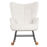 Levede Fleece Rocking Chair-1910112200106840065